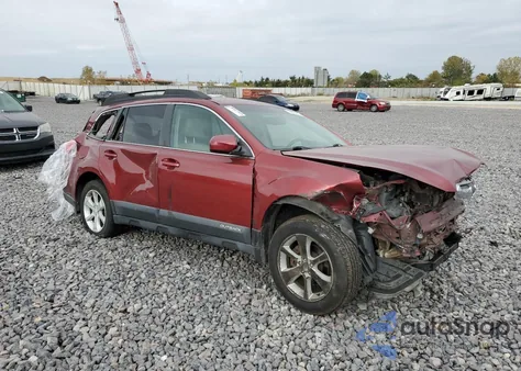 2013 Subaru Outback 2.5I Premium from USA, damaged, VIN 4S4BRCCC4D3254008